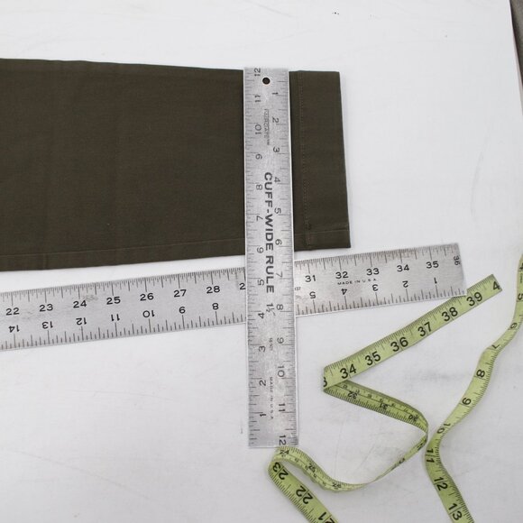 NEW J CREW Pants Mens 31 Chino Stretch 250 Skinny Flat Front Mid Rise green - Picture 8 of 16